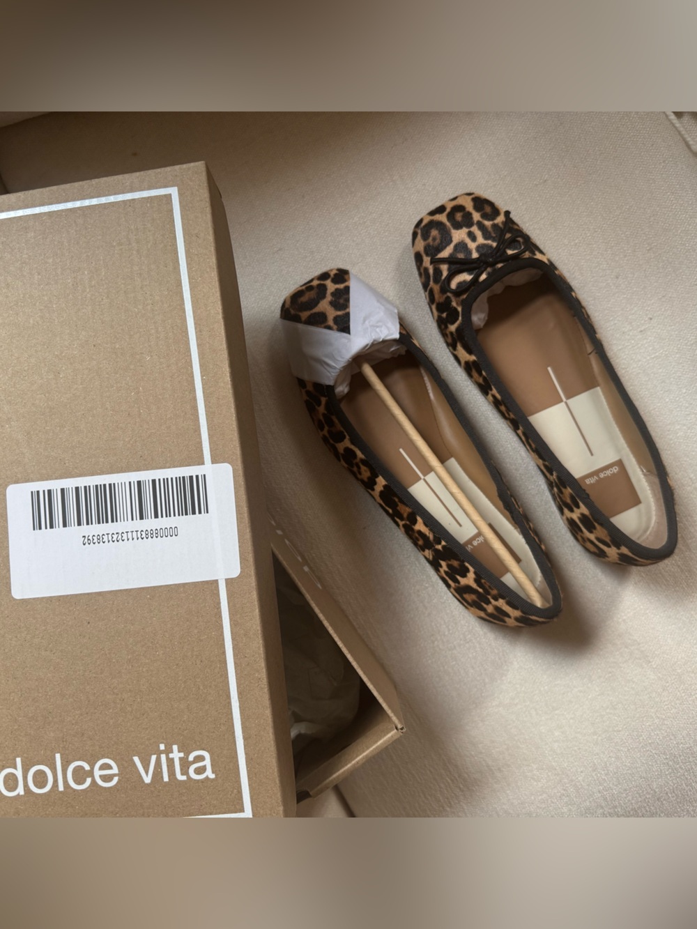 Dolce vita leopard flats